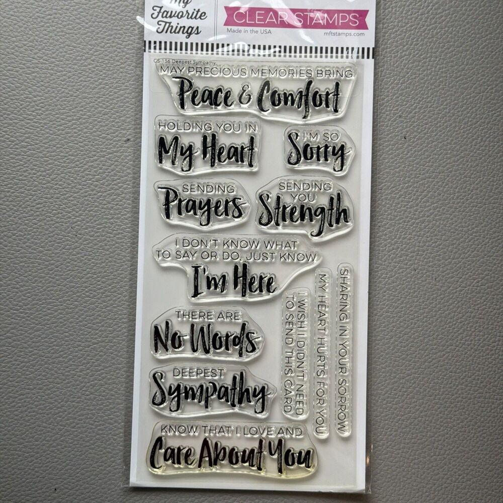My Favorite Things Deepest Sympathy Stamp Set